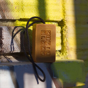 Eastern Block Turmeric + Patchouli Soap On A Rope, 3 of 6