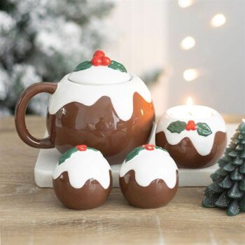 Christmas Pudding Shaped Mug, 3 of 5