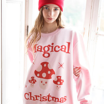 Magical Christmas Women's Christmas Jumper, 3 of 8