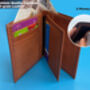 Premium Quality Personalised Genuine Leather Wallet, thumbnail 8 of 9