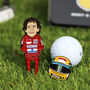 Ayrton Senna F1 Golf Divot Tool And Ball Marker, thumbnail 1 of 7