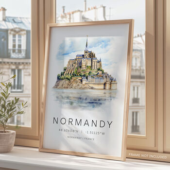 Normandy Travel Poster, 5 of 7