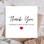 Thank You For Being The Best Teachers Day Card, thumbnail 1 of 3