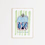 Sardines à L'huile Illustrated Art Print, thumbnail 1 of 6