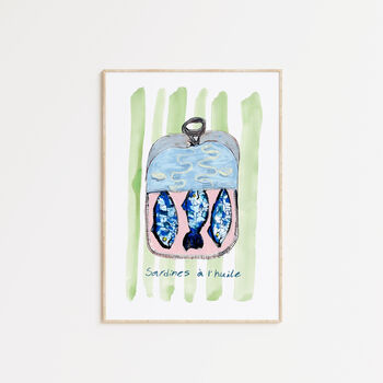 Sardines à L'huile Illustrated Art Print, 3 of 7