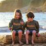 'Besties' Children's Twinning Sweatshirt Set, thumbnail 1 of 4