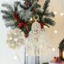 Christmas Tree Decoration Snowflake White Dream Catcher, thumbnail 2 of 5