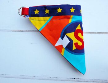 Personalised Superhero Dog Bandana Collar, 9 of 12
