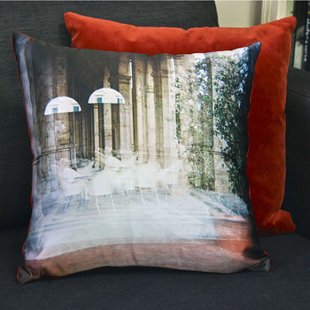 'Thermal Imaging' Luxury Handmade Photo Cushion, 2 of 4