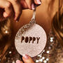 Personalised Glitter Bauble Decoration, thumbnail 1 of 2