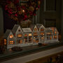 Snowy Townhouses Christmas Candle Holder, thumbnail 3 of 5