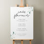 Botanical Wedding Bar Menu Sign 'Laura', thumbnail 2 of 9