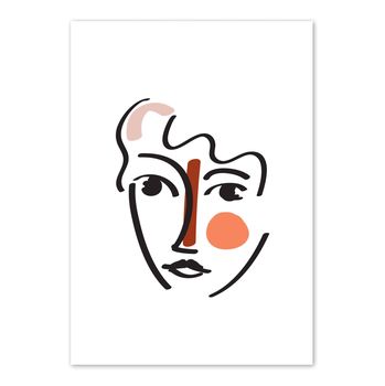 Abstract Face 01 Art Print, 3 of 3