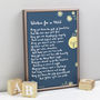 'Wishes For A Child' Christening Print From Godparent, thumbnail 1 of 2