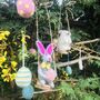 Handmade Felt Easter Eggs Decoration, Set Of Five, thumbnail 6 of 6