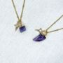 Amethyst Charm Necklace, thumbnail 1 of 5