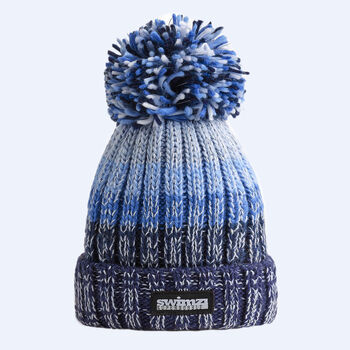 Blue Gradient Reflective Super Bobble Hat, 2 of 7