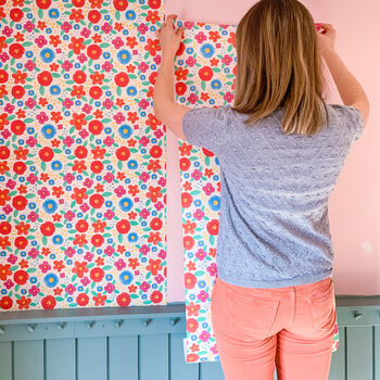Colourful Floral Wallpaper, 4 of 4