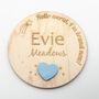 Hello World Baby Name Announcement Plaque Acrylic, thumbnail 11 of 12
