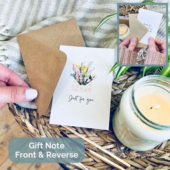 Sending Hugs Personalised Candle And Keepsake Gift, 7 of 7