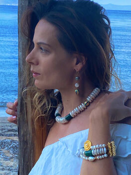 Baroque Pearls And Jade Bracelet, 8 of 9