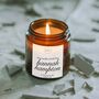 Women's Football Gifts, Hannah Hampton Candle With Matches, thumbnail 2 of 12