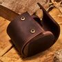 Personalised Dark Brown Genuine Leather Watch Case, thumbnail 6 of 9