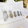 Personalised ‘Family Festive’ Christmas Pebble Star Hanging Decoration, thumbnail 5 of 5