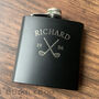 Personalised Golfers Hip Flask, thumbnail 1 of 10