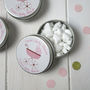 15 Personalised Baby Shower Favour Tins, thumbnail 2 of 5