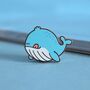 Whale Enamel Pin | Cute Pin Badges, thumbnail 1 of 5