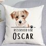 Reserved For Long Haired Jack Russell Cushion, thumbnail 1 of 2