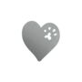 Cat Paw Print Heart Steel Garden Sculpture, thumbnail 2 of 3