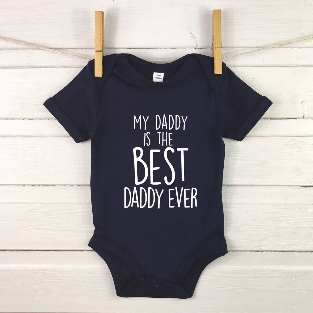 daddy baby vest