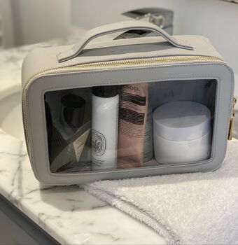 Toiletry Travel Case With Clear Front, 5 of 5