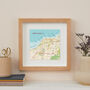 Personalised Whitstable Map Print Wall Art, thumbnail 5 of 5