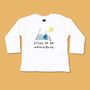 'Going On An Adventure' Long Sleeve Baby Tshirt, thumbnail 3 of 4