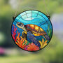 Seaside Nature Stained Glass Effect Suncatcher, thumbnail 1 of 12