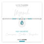 March Aquamarine Birthstone Charm Bracelet Gift, thumbnail 3 of 4