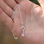 Personalised Sterling Silver Key Necklace, thumbnail 1 of 11