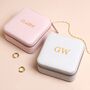 Personalised Monogrammed Square Travel Jewellery Box, thumbnail 1 of 4