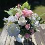 Blush Pink And White Gift Bouquet, thumbnail 2 of 12