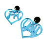 'Fri Yay' Mirrored Acrylic Slogan Earrings, thumbnail 5 of 8