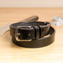 Vibe1 Classic Hand Sewn English Leather Belt, thumbnail 1 of 4