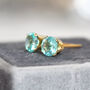 Green Apatite Stud Earrings, thumbnail 8 of 11