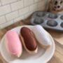 Set Of Three Pretend Play Felt Food Iced Buns, thumbnail 2 of 4