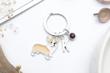Corgi Personalised Keyring Dog Owner Gift, 2 of 10
