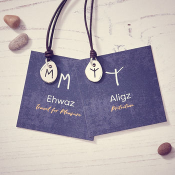 Travel Rune Silver Necklace, 10 of 12