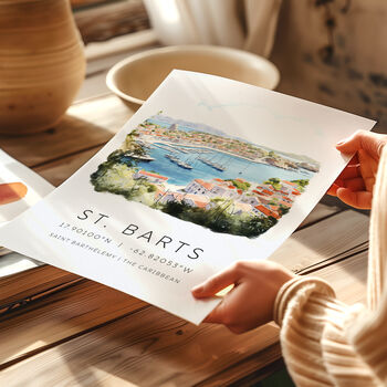 St. Bart's Caribbean Holiday Destination Poster, 3 of 7