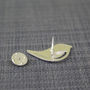 Sterling Silver Watercolour Small Bird Brooch Pin, thumbnail 4 of 4